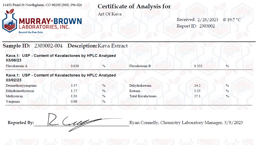 Noble Co2 30% Kava Extract